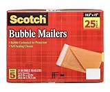 IMAGE OF Scotch® Bubble Mailer 7915-25-CS, 10.5 Inches x 15.0 Inches, Size 5, 25-Pack