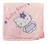 Lambs & Ivy Hello Kitty Faux Fur Blanket with Applique