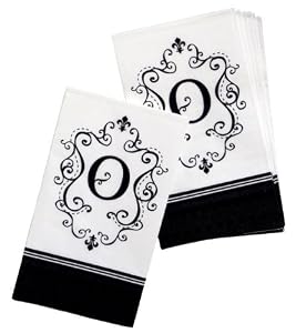 Monogram Paper Napkins - O