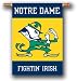 Notre Dame Fighting Irish 2-Sided 28 X 40 Banner W/ Pole Sleeve - NCAA
