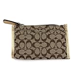�R�[�`�@�V�O�l�`���[�@�~�j�X�L�j�[���@�L�[�P�[�X�@�i�u���E���E�S�[���h�j    Coach Signature Mini Skinny Brown/Gold F43343