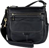 Fossil Handbag - Everyday Crossbody (Color: Black) by FOSSIL