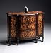 Elegant Decor 674182 Console Cabinet - Leopard Spots Finish