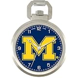 Game Time Men's University Of Michigan Pocket Watch #COL-PW-MIC