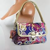 Coach Limited Edition Poppy Pop C Layla Flap Shoulder Handbag - Coach 18363PNK