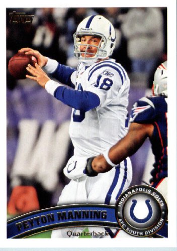2011 Topps #300 Peyton Manning - Indianapolis Colts (White Jersey)(Football Cards)
