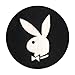 New Officially Licensed Playboy Rabbit Head Round Rug