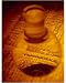 Photographic Print of Pharmaceutical flask on a newspaper finance page from Science Photo Library