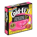 Cold, Flu & Cough Treatment Supplies item: Cold Eeze Cold Remedy Lozenges, All Natural Strawberries & Cream, 18-Count Bags (Pack of 4)