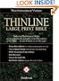 NIV Thinline Bible, Large Print, Indexed