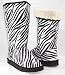 Zebra Suede Fleece Shearling Winter Boots Women---Vegan Friendly! Vida