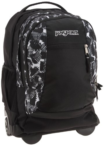 JanSport  Rucksacktrolley Driver 8, black/white sketchy camo, 53 x 35 x 25, JTN898ZE Preisvergleich