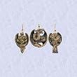 Christmas ornaments Gothic Dragons Holiday new (set 3)