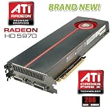 Buy VGA for Game radeon ATI Radeon HD 5970 PCI E PCI Express x16 2GB GDDR5 2560x1600 Video Card Dual DVI Mini Display Port 102C0000300 New Personal Computers radeon