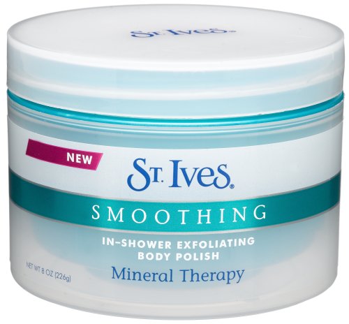 St. Ives Smoothing Mineral Therapy Body Polish, 8-Ounce Jars (Pack of 3)
