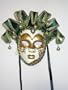 Green Jolly Sinfonia Venetian Mask
