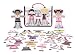 Melissa & Doug Tops & Tights Magnetic Dress-Up Set