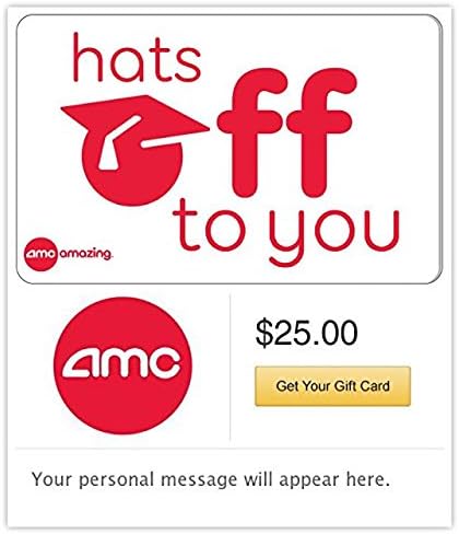 AMC Theatres Hats Off to You Gift Cards - E-mail Delivery