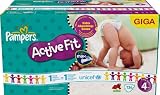 Pampers - 81323101 - Active Fit Couches - Taille 4 Maxi (7-18 kg) Unisexe - Gigapack x136
