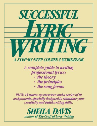 successful lyric writing a step by step course  workbook