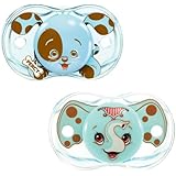 RaZbaby Keep-It-Kleen Pacifier 2 Pack - Adam Airplane & Bobby Bear