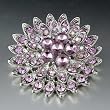 Flower October Birthstone Swarovski Crystal Brooches & Pins