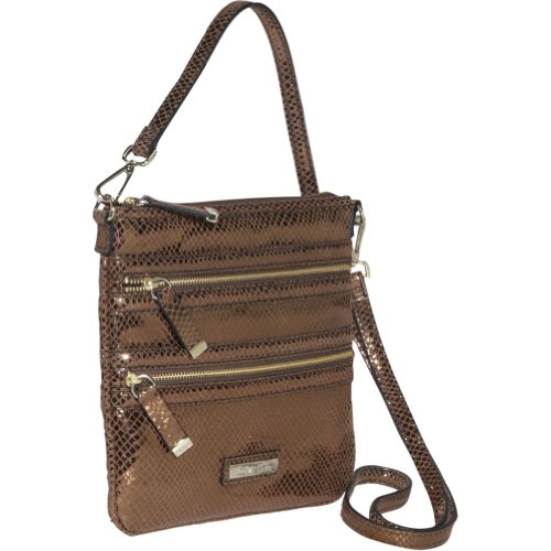 Calvin Klein Double Zip Front Crossbody
