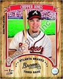 Chipper Jones - 2009 Studio Plus by Unknown. Size 8.00 inches width by 10.00 inches height. High Quality Art Poster Print