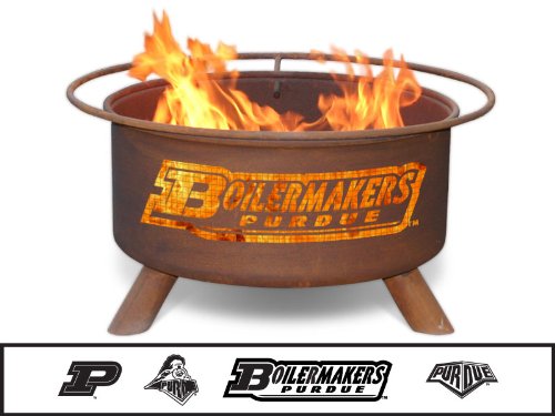 Purdue University Portable Steel Fire Pit Grill