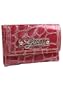 Women's Celeste Pink Synthetic Leather Tri-Fold Wallet: Pink Tri-Fold Wallet