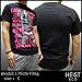 (ヘイスト) HEIST&CO メンズ Tシャツ サンプリング ブラック ピンク S [並行輸入品]