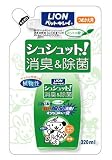 シュシュット 消臭&除菌 ミントの香り つめかえ用 320mlの画像