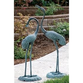 SPI Home 30605 Garden Crane Pair Fountains (pump not incl) from Garden Fountains