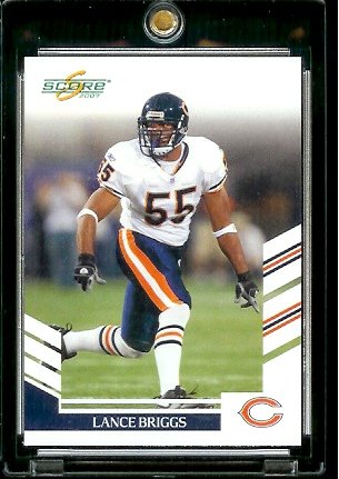 2007 Score # 40 Lance Briggs - Chicago Bears - NFL Football Card