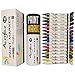 Acrylico Markers Paint Pens | 16 Vibrant Acrylic Markers Extra-Fine Tip Set | Non-Toxic, Opaque Ink