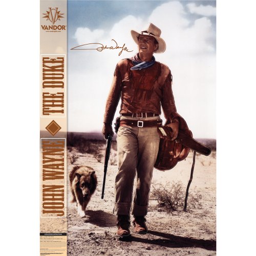 Vandor 15472 John Wayne Sticker Multicolored