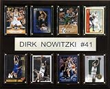 NBA Dirk Nowitzki Dallas Mavericks 8 Card Plaque