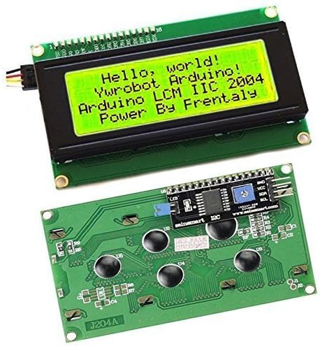 11 PCS IIC/I2C/TWI 2004 Serial Yellow Green Backlight LCD Module for Arduino UNO R3 MEGA2560 20 X 4, 2004