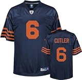 Jay Cutler Youth Jersey: Reebok 2010 Alternate #6 Chicago Bears Replica Jersey