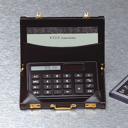 Busines Card Holders with Mini Calculator