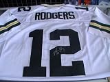 AARON RODGERS SIGNED AUTOGRAPHED GREEN BAY PACKERS JERSEY W/ HOLOGRAM + COA