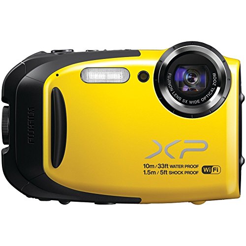 Fujifilm XP70 16 MP Digital Camera with 2.7-Inch LCD (Yellow) (Certified Refurbished)