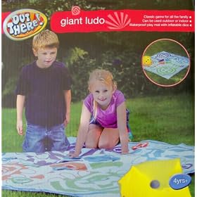 Giant Garden Ludo Mat & Giant Blow up Dice
