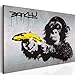 artgeist Canvas Print Banksy 23.6