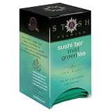 Stash Premium Sushi Bar Mild Green Tea, Tea Bags, 18-Count Boxes (Pack of 6)