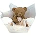 Doudou et Compagnie Natural 10cm Bear and Towelling Doudou with Gift Box