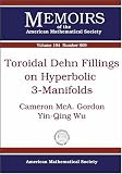 Toroidal Dehn Fillings on Hyperbolic 3-Manifolds (Memoirs of the American Mathematical Society)