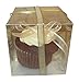 25 PCS Clear Plastic Tuck Top PVC Boxes Wedding Party Favor (4x4x4)