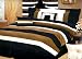 Black Queen Microsuede Bed in a Bag Comforter Set