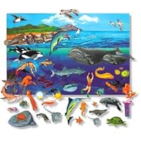 Sea Life w/Mounted Flannelboard Seascape - Pre-Cut (includes shipping surcharge)